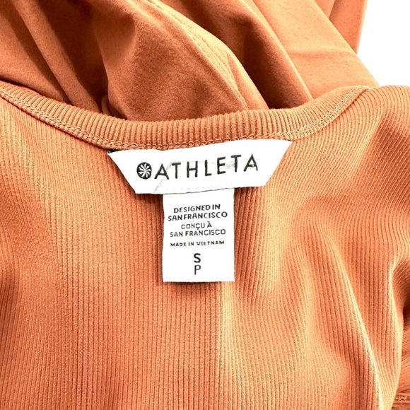 Athleta Women’s Passenger Wide Leg Jumpsuit with Ppckets- Rust Orange - Picture 6 of 11